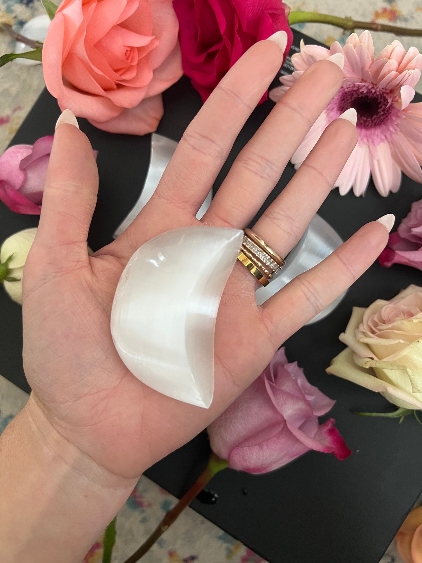 Selenite Moon