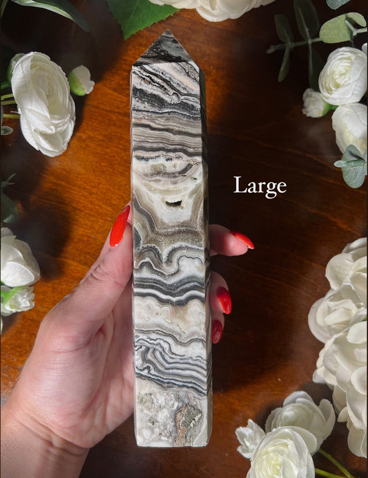 Zebra Calcite Tower