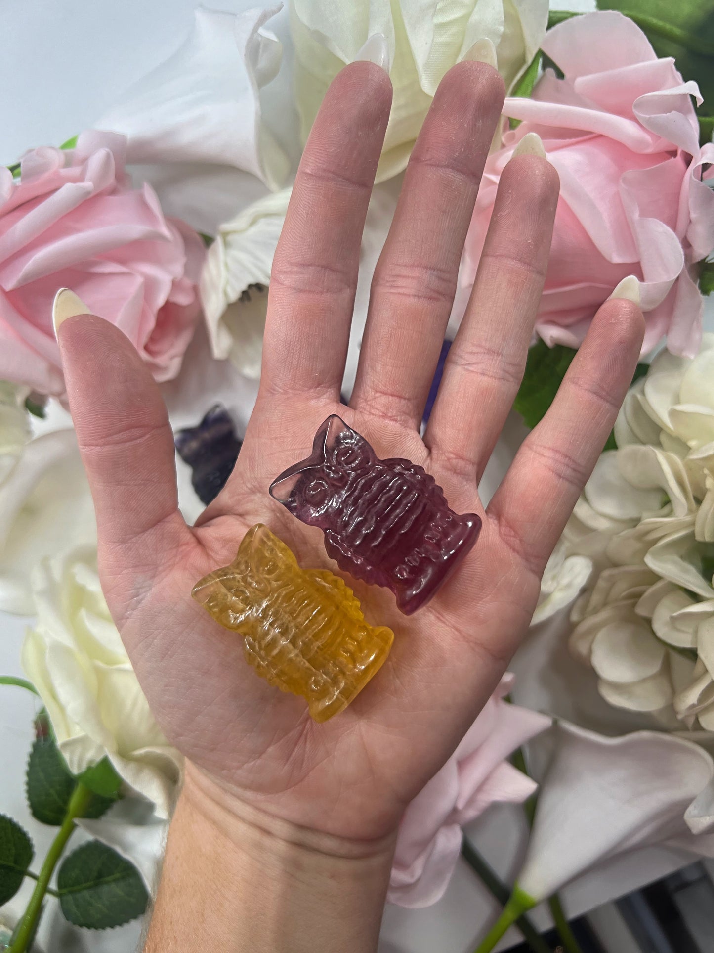 Candy Fluorite Owl