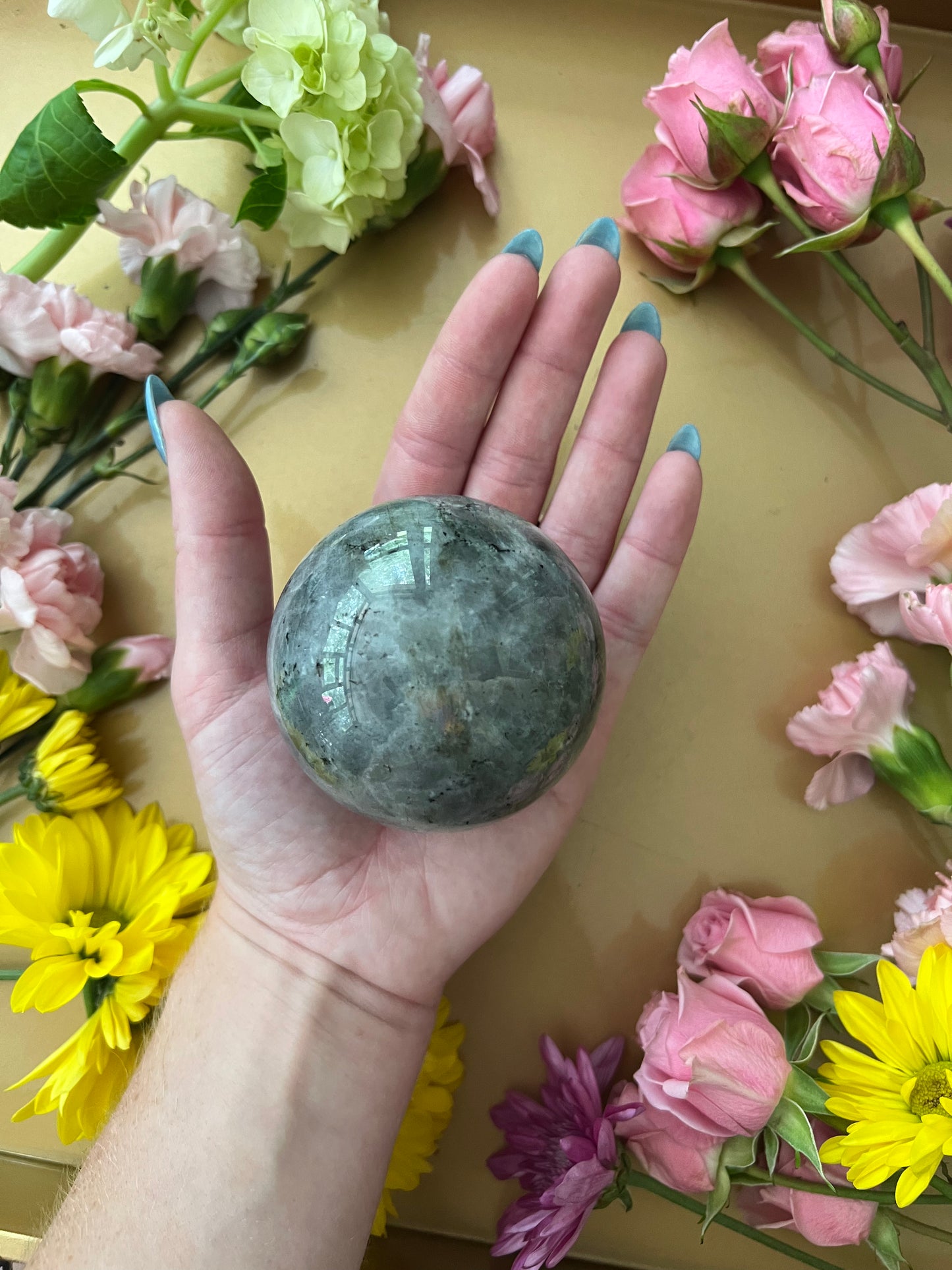 Sunset Labradorite Sphere