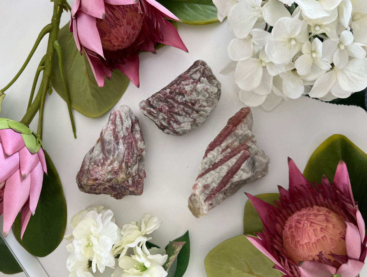 Large Pink Tourmaline Cluster