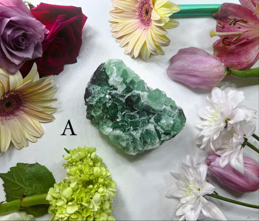 Sugar Cubic Fluorite Cluster