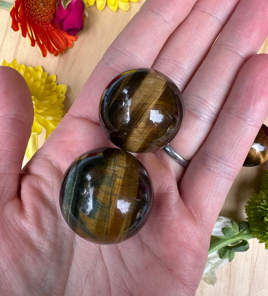 Tiger’s Eye Mini Sphere