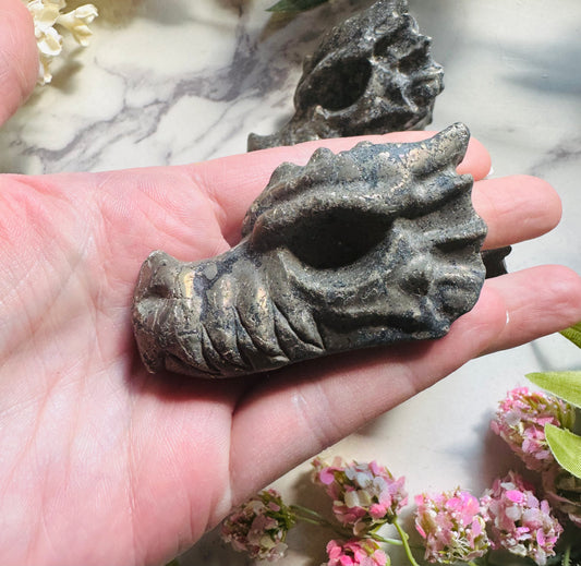Pyrite Dragon Head