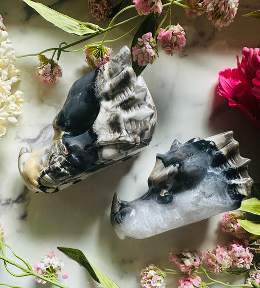Volcano Agate Dragon Head