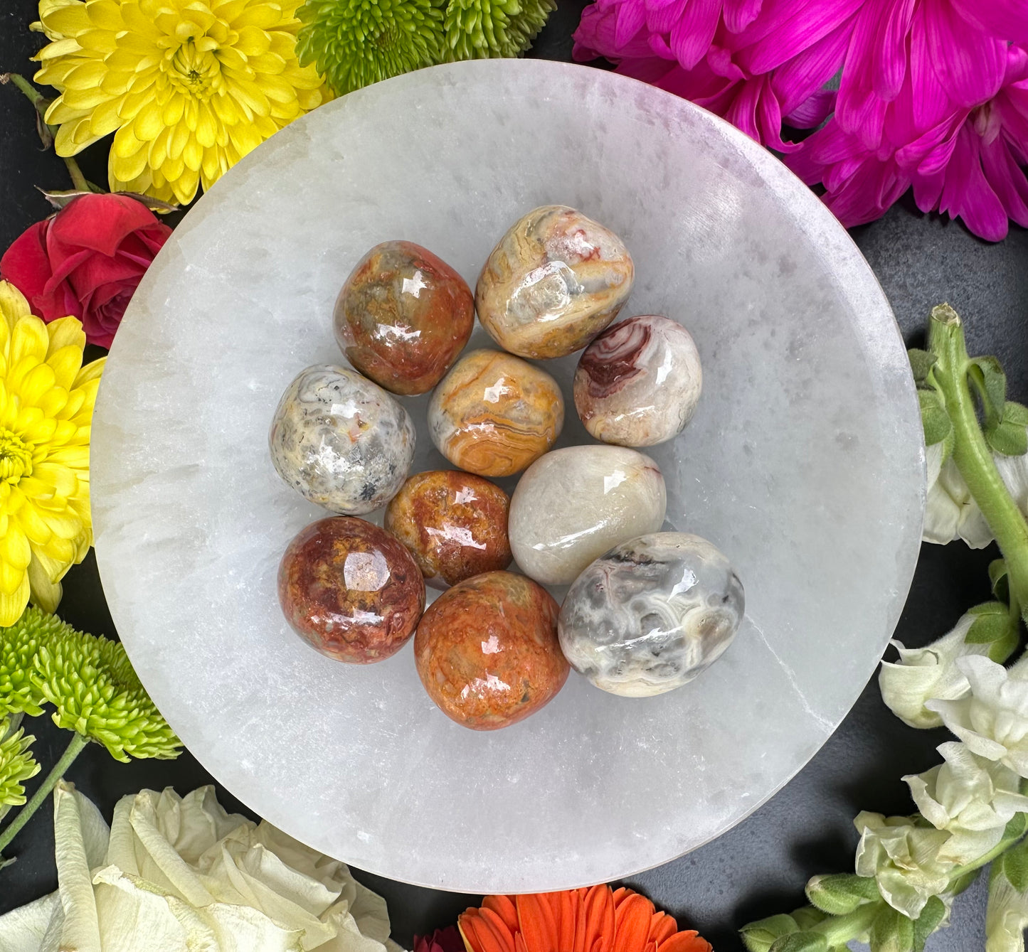 Crazy Lace Agate Tumble