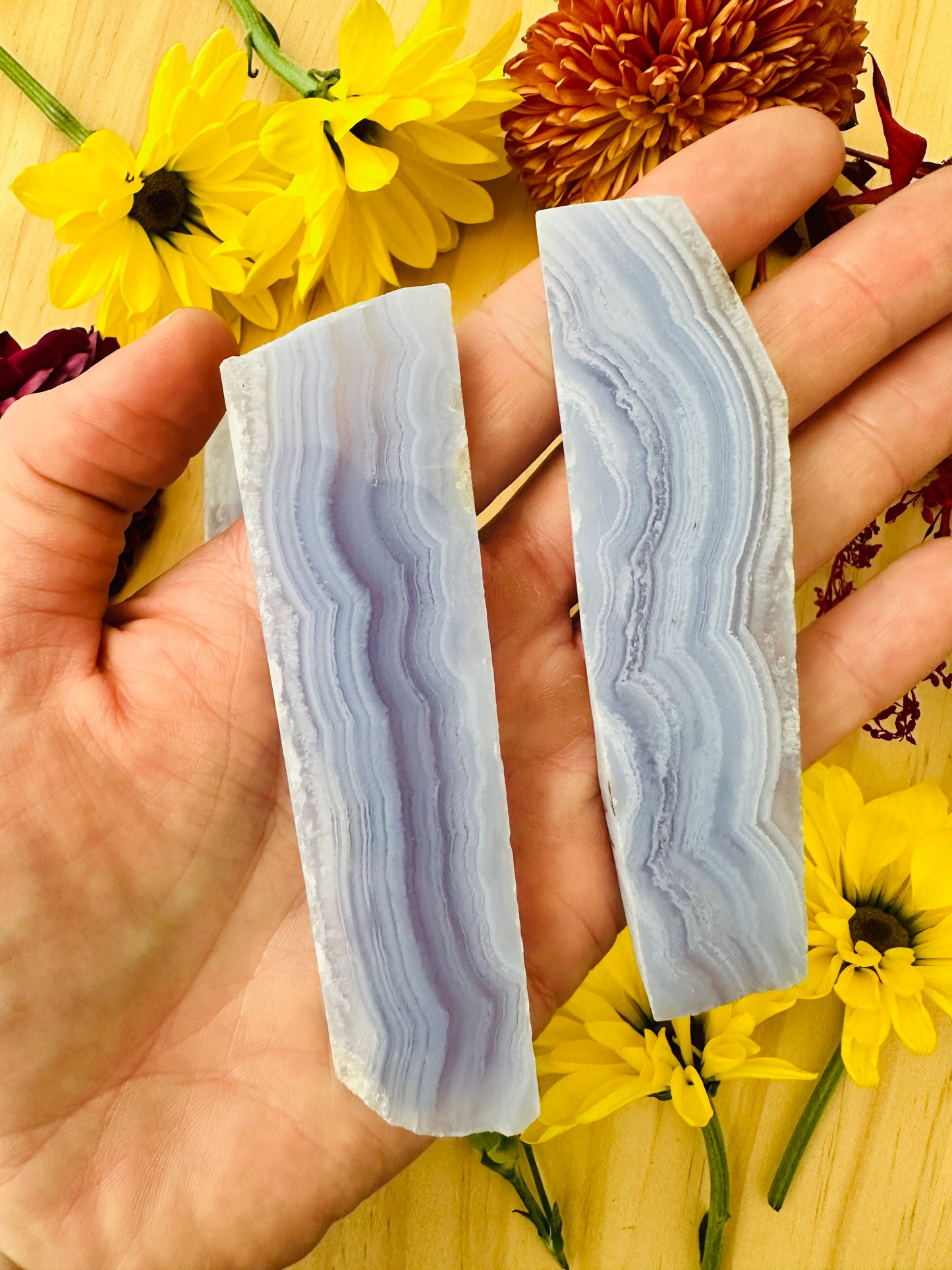 Blue Lace Agate Slab
