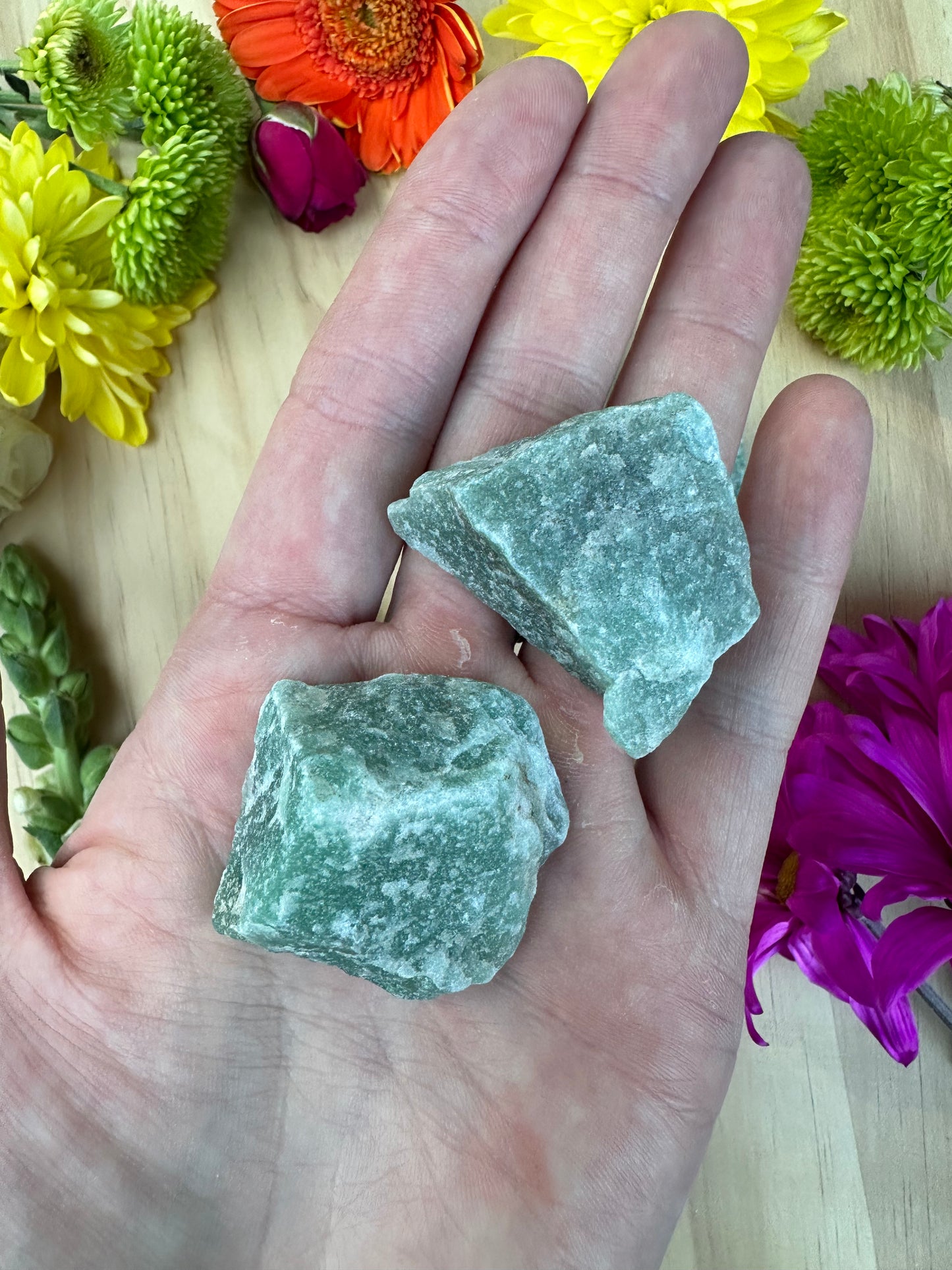 Raw Green Aventurine