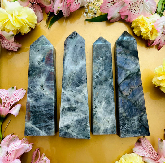 Sunset Labradorite Tower