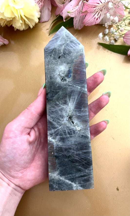 Sunset Labradorite Tower