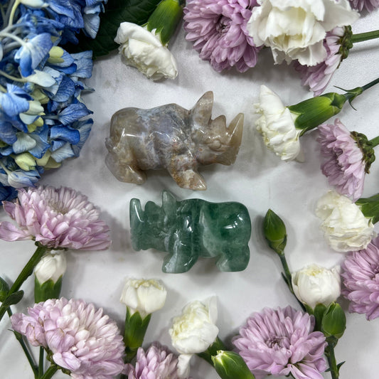 Rhino Animal Carving