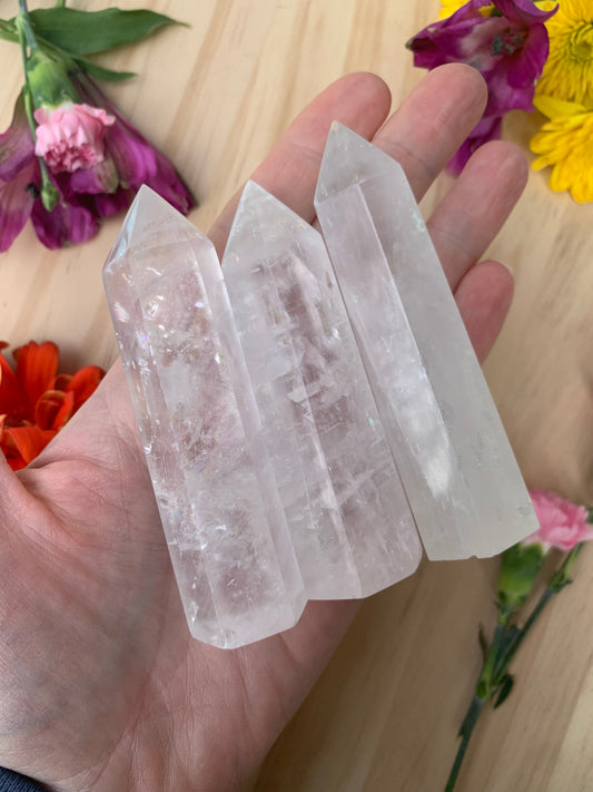 Clear Calcite Point