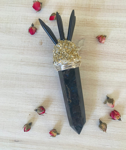 Astrophyllite Crystal Crown