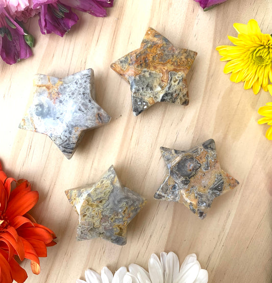Crazy Lace Agate Star