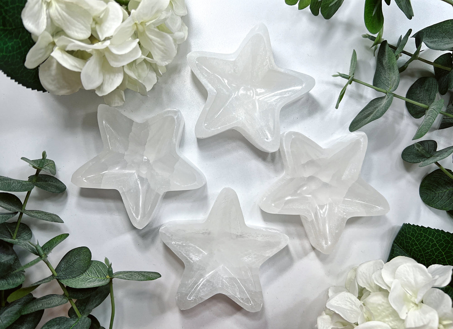 Selenite Star Bowl Large