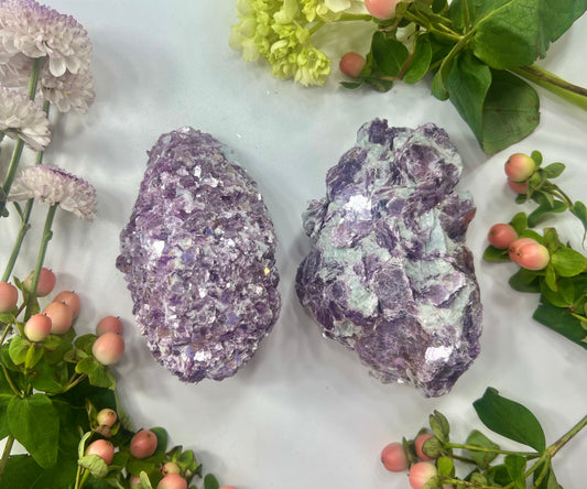 Lepidolite Clusters