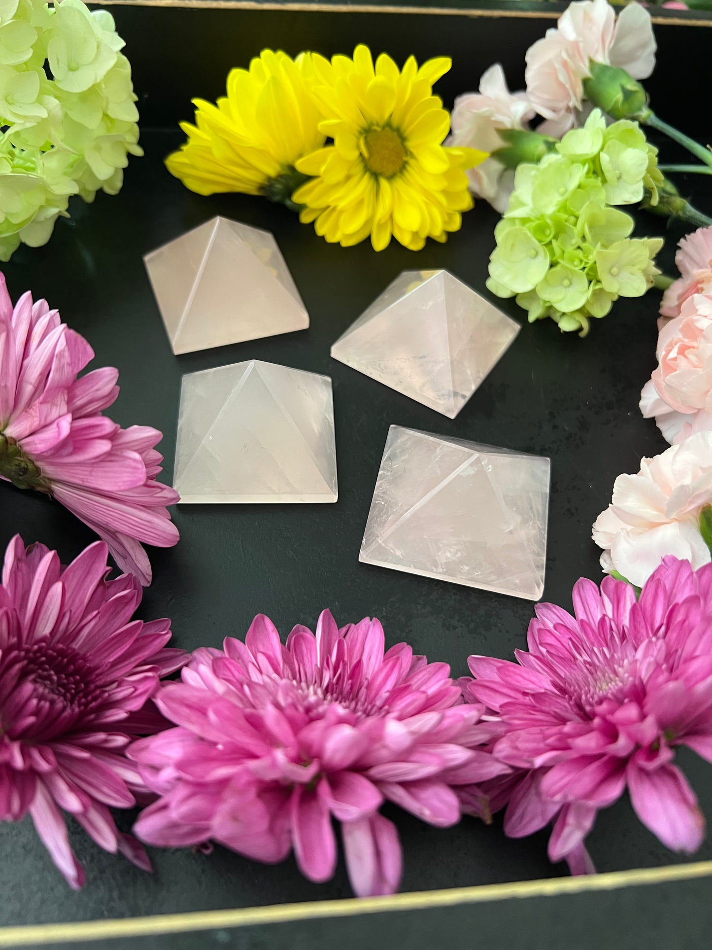 Rose Quartz Pyramid