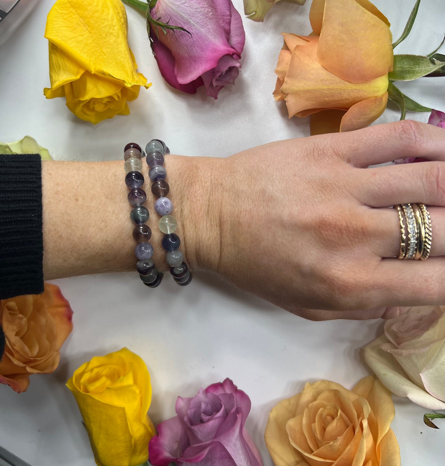 Rainbow Fluorite Bracelet