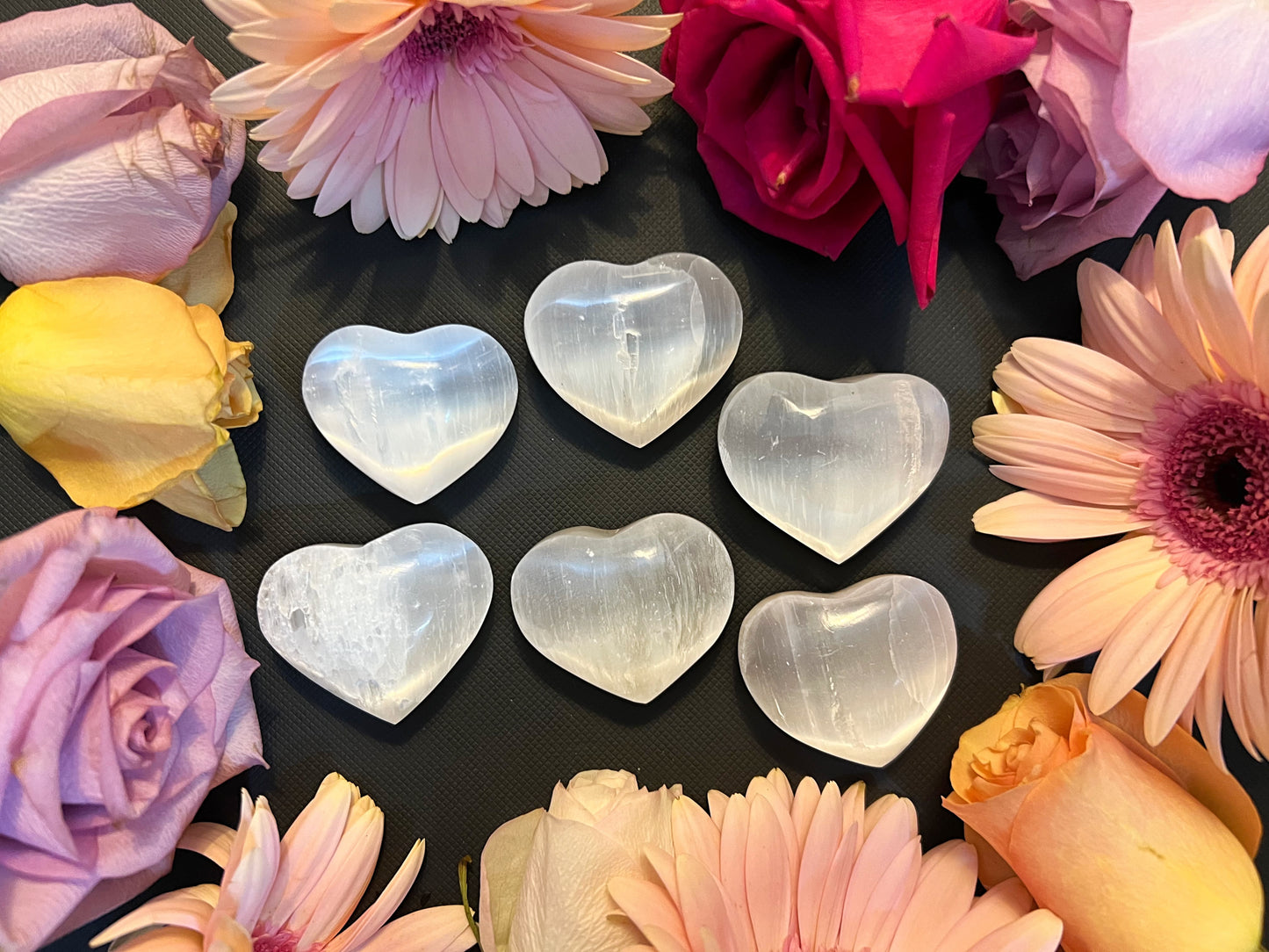 Selenite Heart