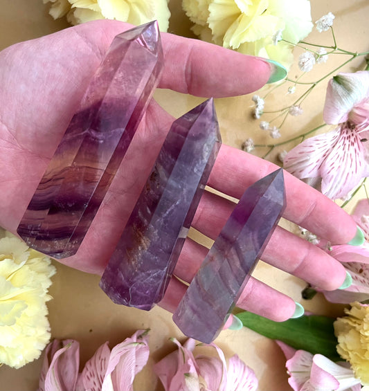 Purple Fluorite Point