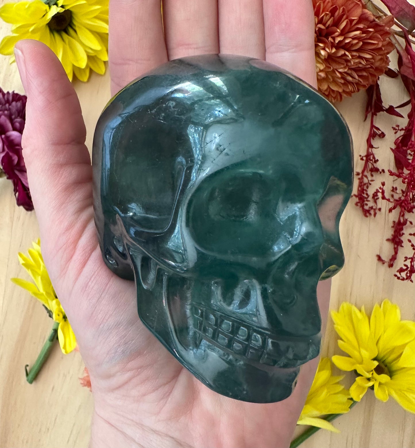 Fluorite Skull