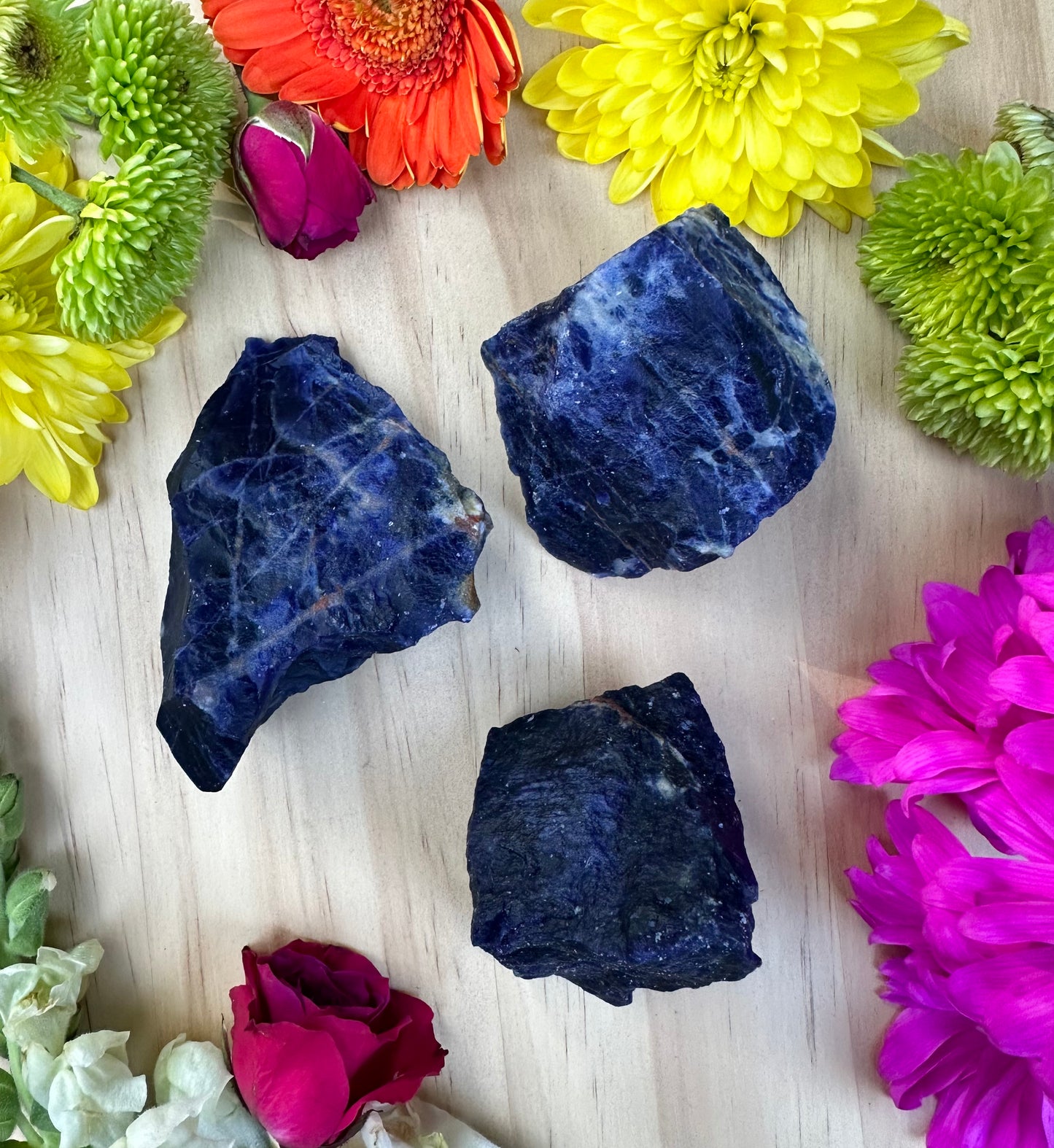 Raw Sodalite Cluster