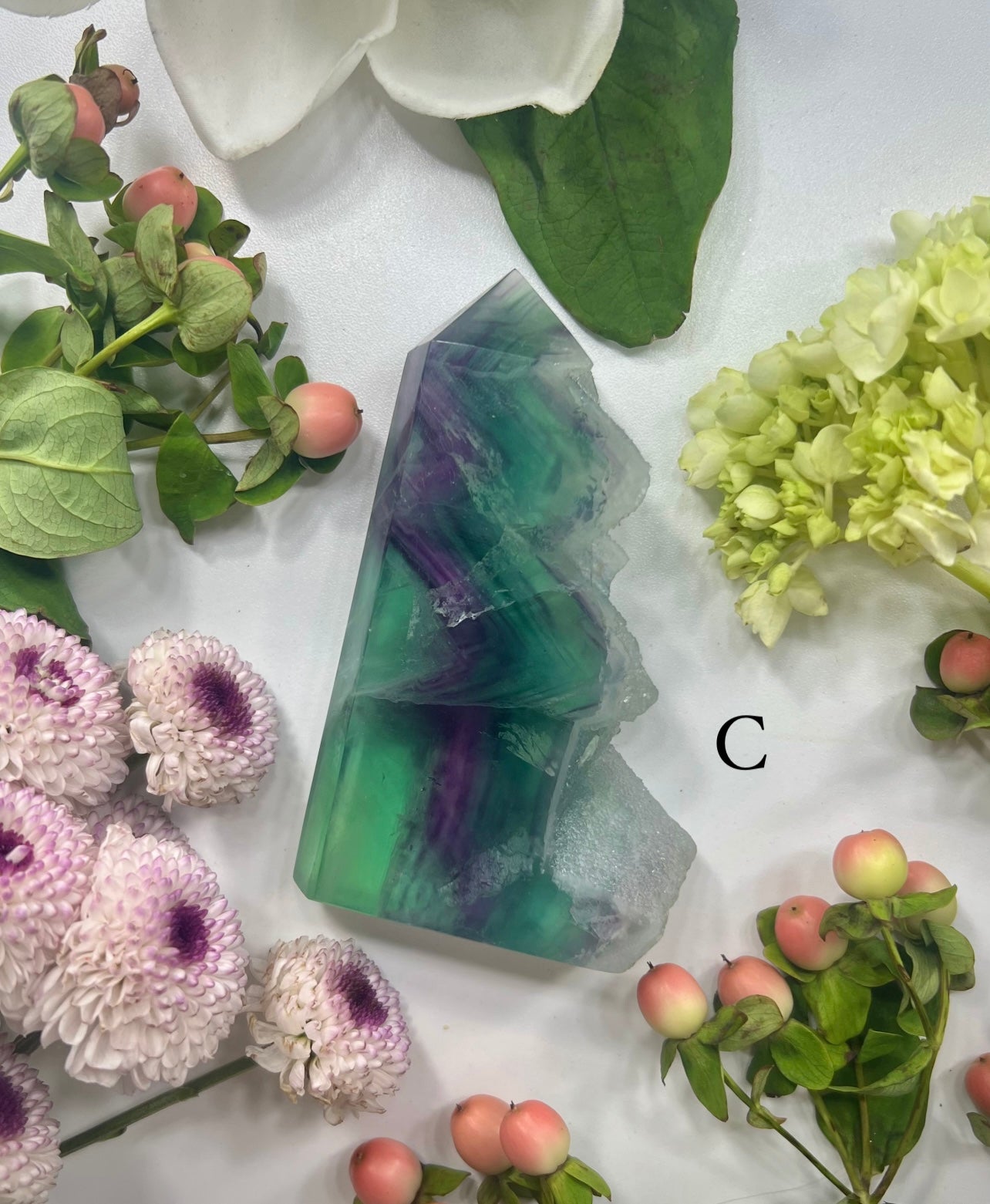 Sugar Rainbow Fluorite Towers