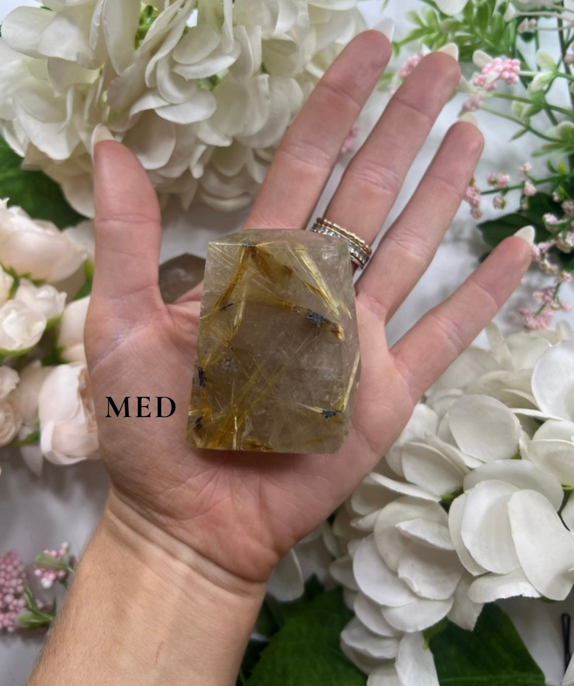 Golden Rutile Quartz Free Form