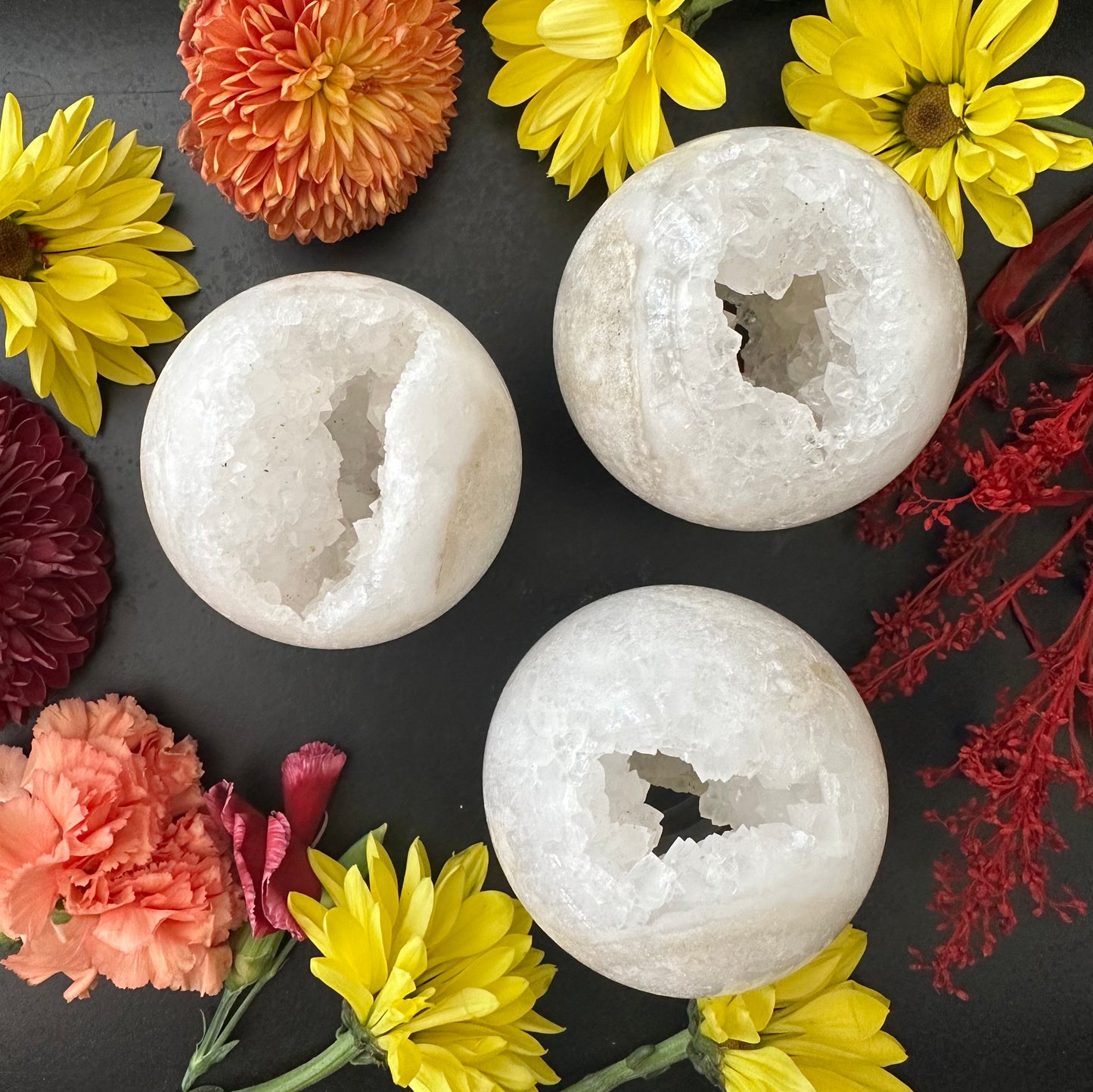 Druzy Quartz Sphere