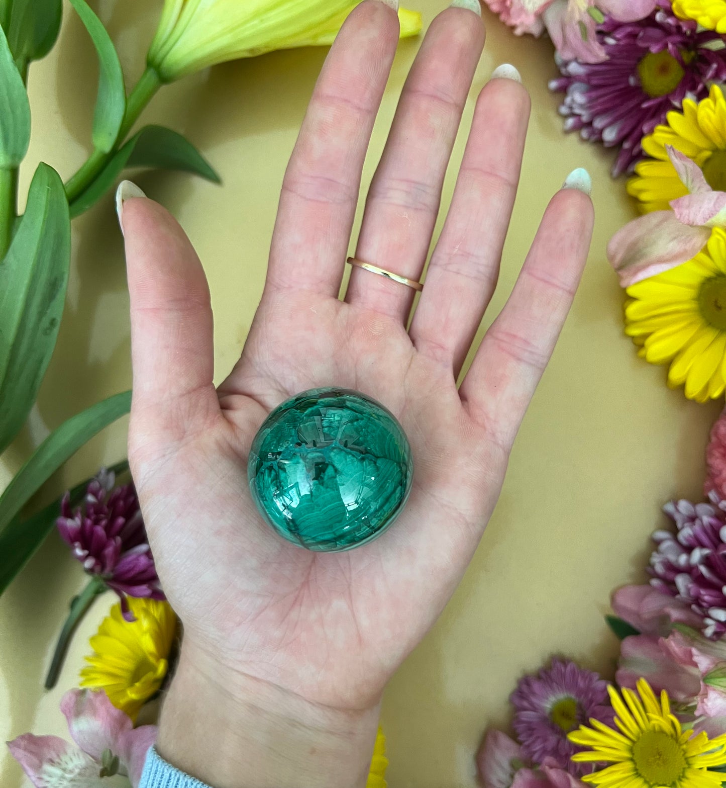 Malachite Sphere