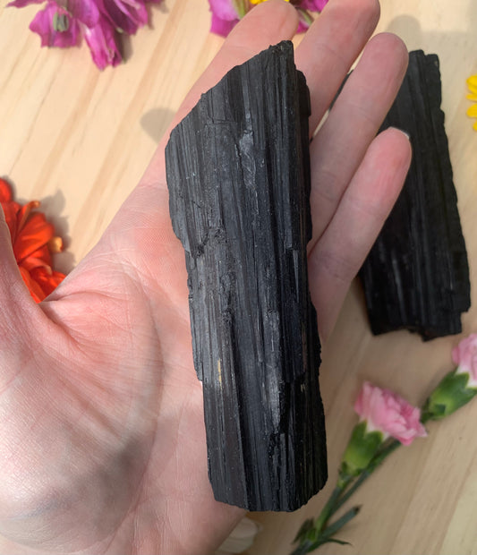 Large Black Tourmaline Raw