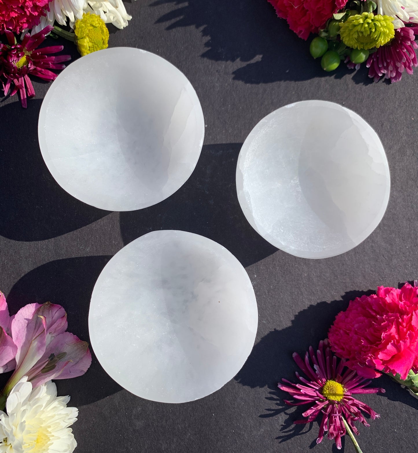 Selenite Circular Bowl