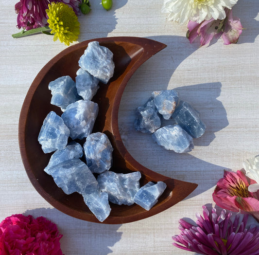 Raw Blue Calcite