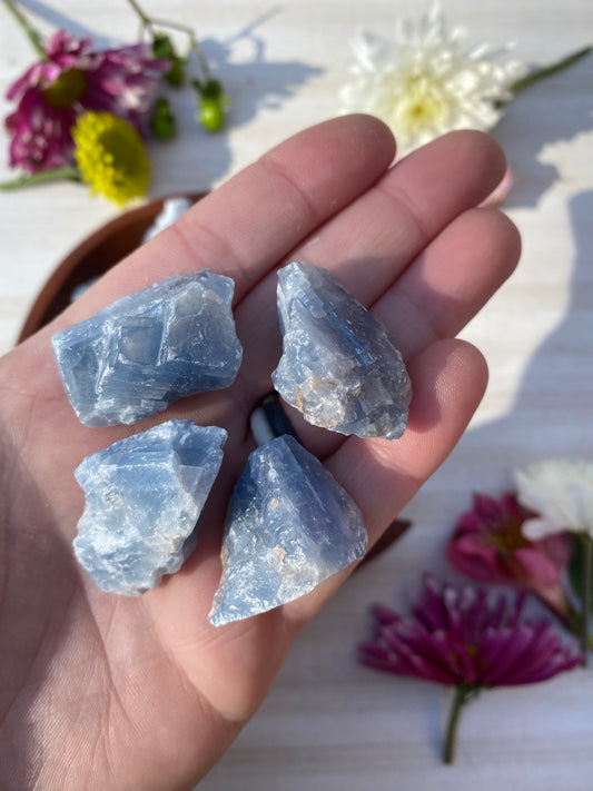 Raw Blue Calcite