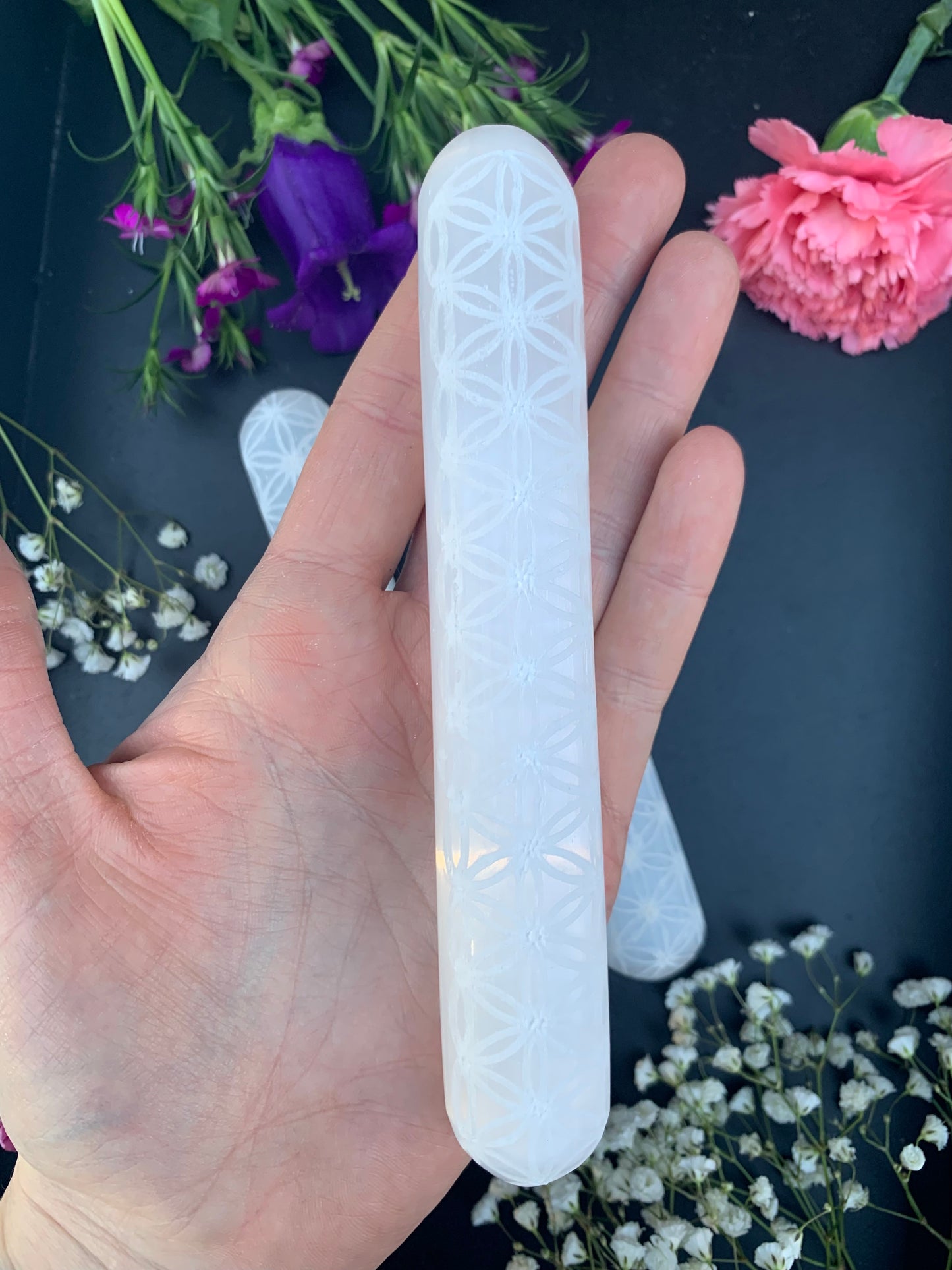 Selenite Wand