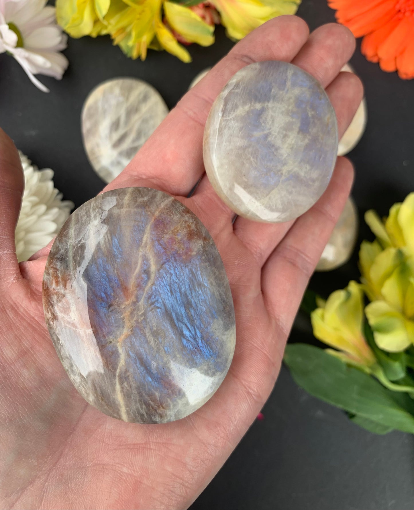 Natural Moonstone Palmstone